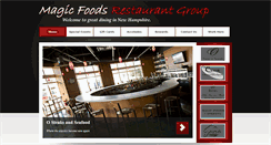 Desktop Screenshot of magicfoodsrestaurantgroup.com